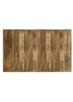 LABEL51 Eetkamertafel Tafelblad Straight Edge - Naturel - Mangohout - 120 cm Straight