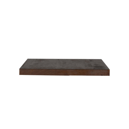 LABEL51 Eetkamertafel Tafelblad Straight Edge - Espresso - Mangohout - 70 cm Straight