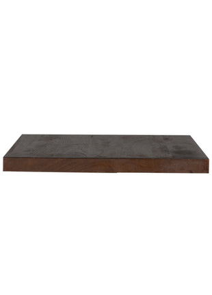 LABEL51 Eetkamertafel Tafelblad Straight Edge - Espresso - Mangohout - 70 cm Straight