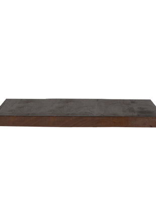 LABEL51 Eetkamertafel Tafelblad Straight Edge - Espresso - Mangohout - 120 cm Straight