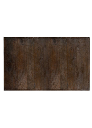 LABEL51 Eetkamertafel Tafelblad Straight Edge - Espresso - Mangohout - 120 cm Straight
