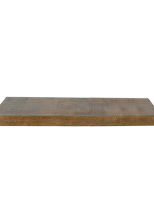 LABEL51 Eetkamertafel Tafelblad Straight Edge - Nature Smooth - Mangohout - 120 cm Straight