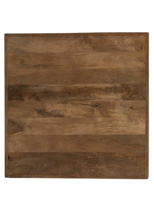 LABEL51 Eetkamertafel Tafelblad Straight Edge - Nature Smooth - Mangohout - 70 cm Straight