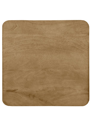 LABEL51 Eetkamerstoel Tafelblad Sloppy Edge - Naturel - Mangohout - 70 cm Sloppy