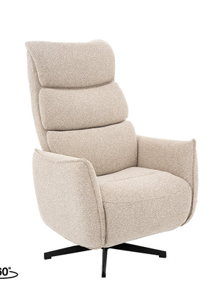 LABEL51 Fauteuil Goteborg - Naturel - Royal Boucle - 2-Motorig