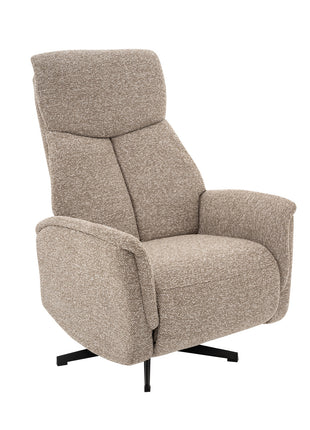 LABEL51 Fauteuil Aarhus - Mushroom - Royal Boucle - 2-Motorig