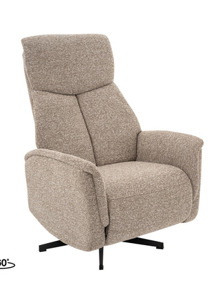LABEL51 Fauteuil Aarhus - Mushroom - Royal Boucle - 2-Motorig