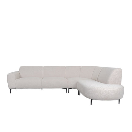 LABEL51 Hoekbank Mauro - Naturel - Royal Boucle - Rechts Voorstaand
