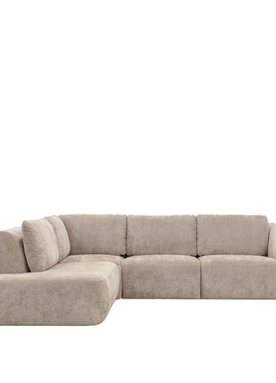LABEL51 Hoekbank Matteo - Naturel - Maloy - Links Voorstaand