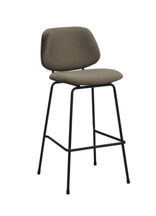 LABEL51 Barkruk Bello - Hunter - Fluweel - Hoog