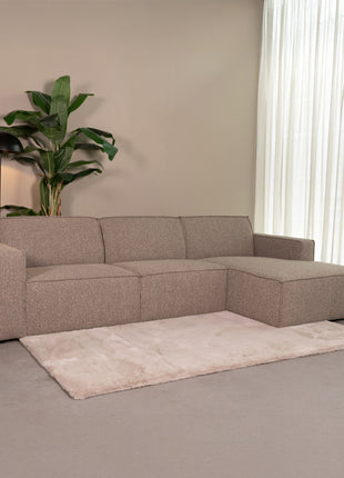 LABEL51 Hoekbank Kay - Mushroom Royal Boucle - Boucle - Loungebank Rechts