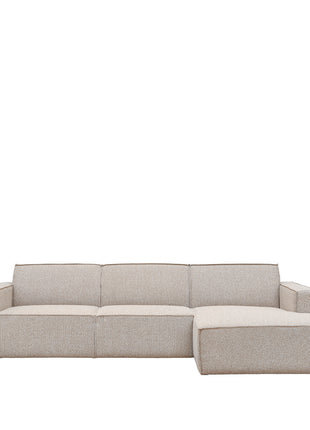 LABEL51 Hoekbank Kay - Naturel Royal Boucle - Boucle - Loungebank Rechts
