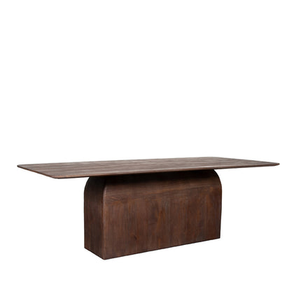 LABEL51 Eetkamertafel Owen - Espresso - Mangohout - 200 cm