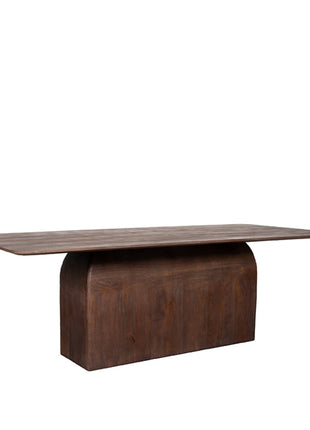 LABEL51 Eetkamertafel Owen - Espresso - Mangohout - 200 cm