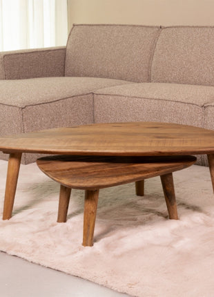 LABEL51 Salontafel Gregg - Nature Smooth - Mangohout - 110 cm