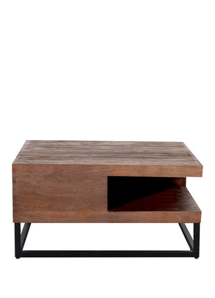 LABEL51 Salontafel Cube - Nature Smooth - Mangohout - 80 cm