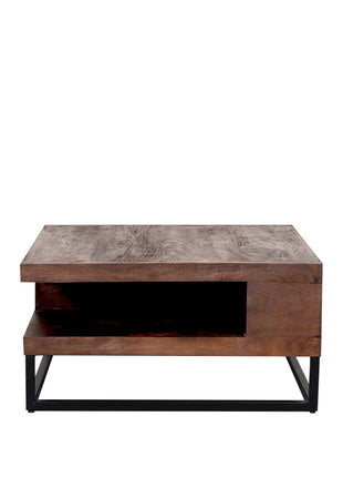 LABEL51 Salontafel Cube - Nature Smooth - Mangohout - 80 cm