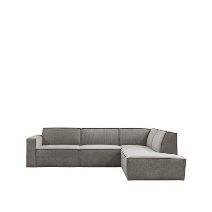 LABEL51 Hoekbank Kay - Mushroom Royal Boucle - Boucle - Hoekbank Rechts