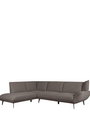 LABEL51 Hoekbank Pesaro - Bruin - Boucle - Links