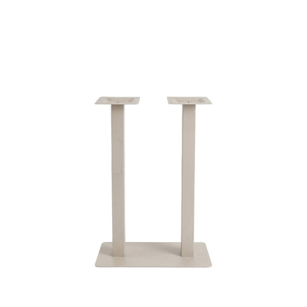 LABEL51 Eetkamertafel Tafelpoot Dubbel - Taupe - Metaal - Dubbel - 108 cm