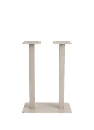 LABEL51 Eetkamertafel Tafelpoot Dubbel - Taupe - Metaal - Dubbel - 108 cm