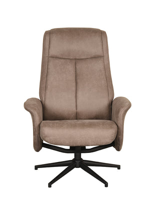 Fauteuil Bergen - Taupe - Micro Suede