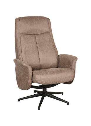 Fauteuil Bergen - Taupe - Micro Suede