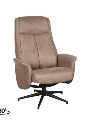Fauteuil Bergen - Taupe - Micro Suede