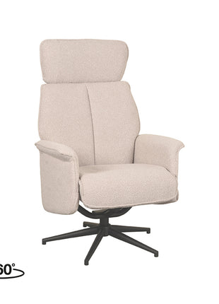 LABEL51 Fauteuil Verdal - Naturel - Boucle