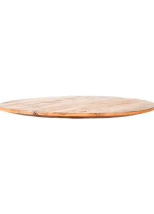 Eetkamertafel Tafelblad Sloppy Edge - Rough - Mangohout - Rond - 70 cm
