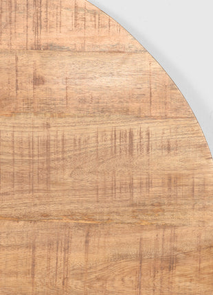 Eetkamertafel Tafelblad Sloppy Edge - Rough - Mangohout - Rond - 70 cm