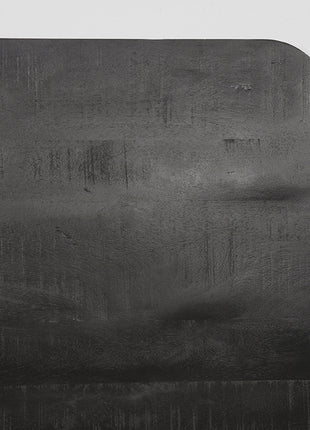 Eetkamertafel Tafelblad Sloppy Edge - Zwart - Mangohout - 70 cm Sloppy