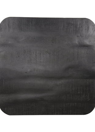 LABEL51 Eetkamertafel Tafelblad Sloppy Edge - Zwart - Mangohout - 70 cm Sloppy