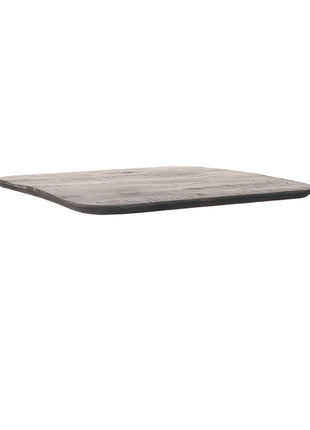 Eetkamertafel Tafelblad Sloppy Edge - Zwart - Mangohout - 70 cm Sloppy