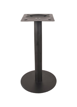 Eetkamertafel Tafelpoot Enkel Rond - Zwart - Metaal - Rond - 72 cm