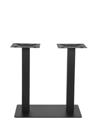 Eetkamertafel Tafelpoot Dubbel - Zwart - Metaal - Dubbel - 71 cm