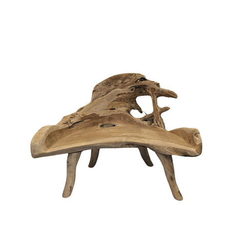 Roothouten tuinbank Kayu 120
