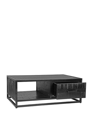 LABEL51 Salontafel Chili - Zwart - Mangohout
