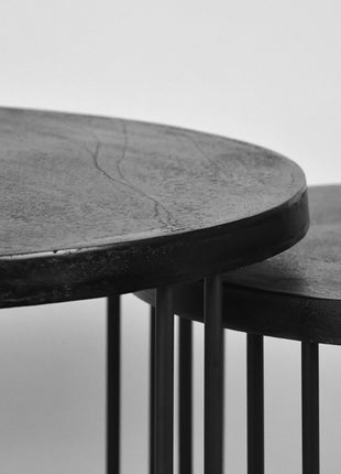 Salontafel Set Brute - Zwart - Metaal