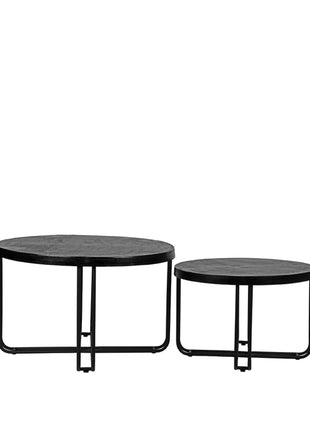 Salontafel Set Brute - Zwart - Metaal