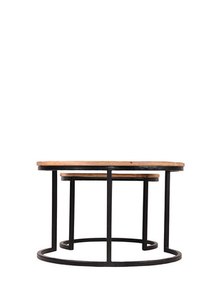 Salontafel Set Double - Rough - Mangohout