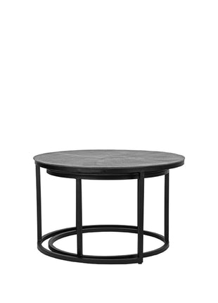 LABEL51 Salontafel Grand - Antiek ash - Metaal - 75 cm