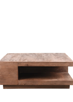 Salontafel Square - Espresso - Mangohout