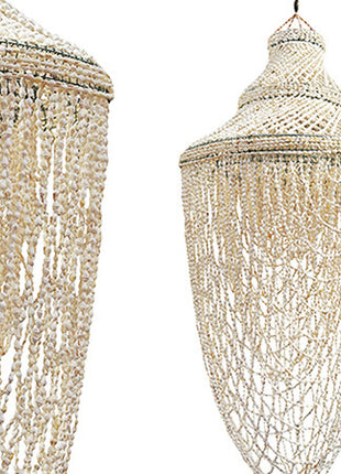 Hanglamp schelpen  30 x 90 cm