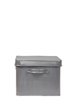 Schoenpoets Opbergkist - Grijs - Metaal