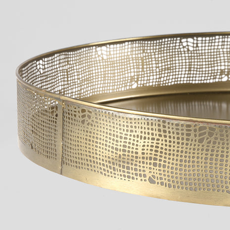 Dienbladen - Antiek goud - Metaal