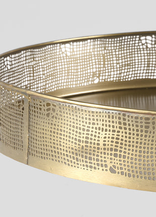 Dienbladen - Antiek goud - Metaal