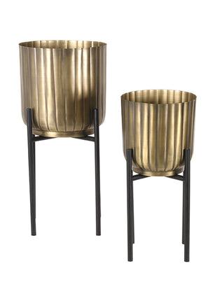 LABEL51 Plantenstandaards - Antiek goud - Metaal
