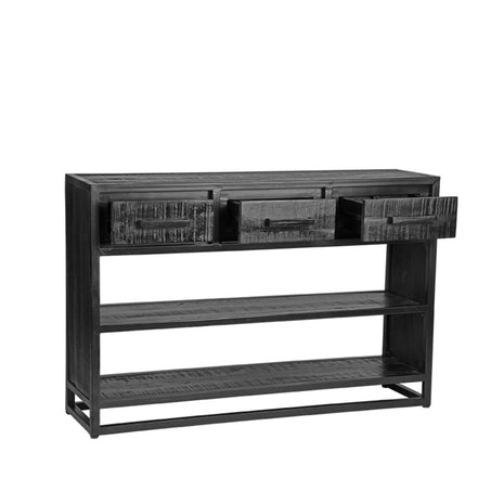 Sidetable Chili - Zwart - Mangohout