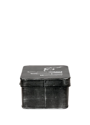 LABEL51 Make-Up opbergkist - Zwart - Metaal